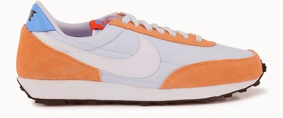Shop Nike Daybreak Sneakers In Football Grey White Orange