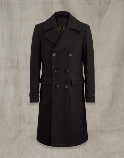 Shop Belstaff Milford Coat In Black