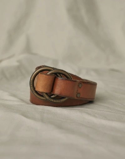 Shop Belstaff Collier 3cm Leather Belt In Brown