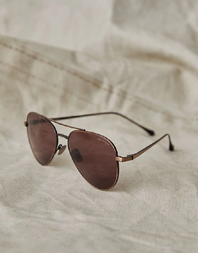 Shop Belstaff Trialmaster Sunglasses In Brown