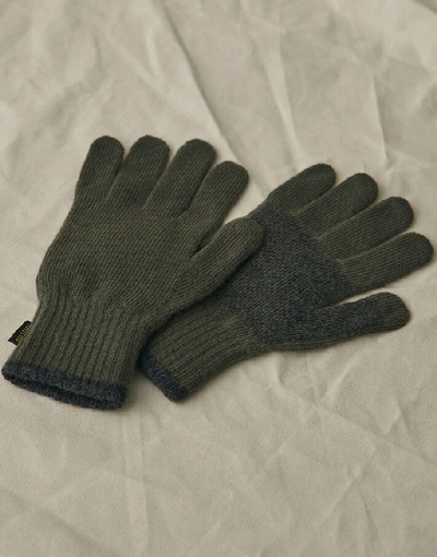 Shop Belstaff Wool Gloves In Multicolor