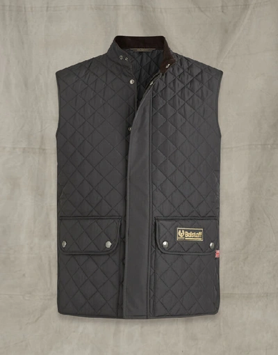 Shop Belstaff Waistcoat In Black