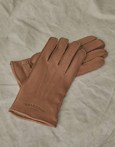 Shop Belstaff Markham Glove In Brown