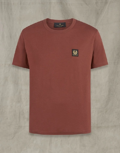 Shop Belstaff Short Sleeved T-shirt In Red