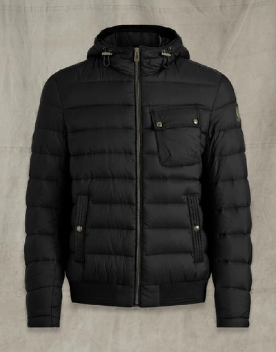 Shop Belstaff Streamline Puffer Jacket In Black