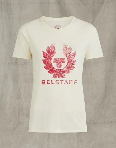 Shop Belstaff Mariola Phoenix T-shirt In Cream