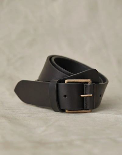Shop Belstaff Sherman Leather Belt In Black