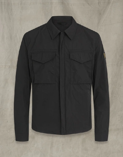 Shop Belstaff Command Shirt In Black