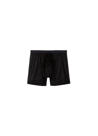 Shop Zimmerli '252 Royal Classic' Jersey Boxer Briefs In Black