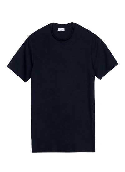 Shop Zimmerli '700 Pureness' Jersey Undershirt In Black