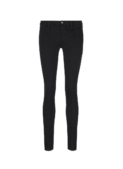 Shop J Brand 'luxe Sateen' Super Skinny Jeans In Black