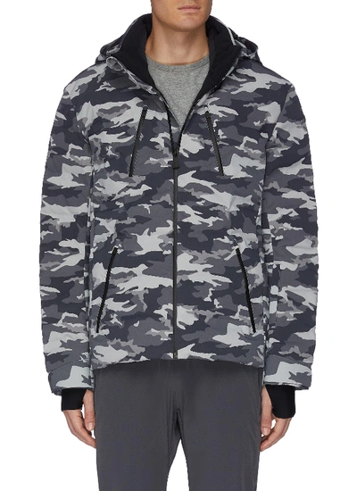 Shop Aztech Mountain 'nuke Suit' Camouflage Print Hooded Waterproof Puffer Jacket In Multi-colour