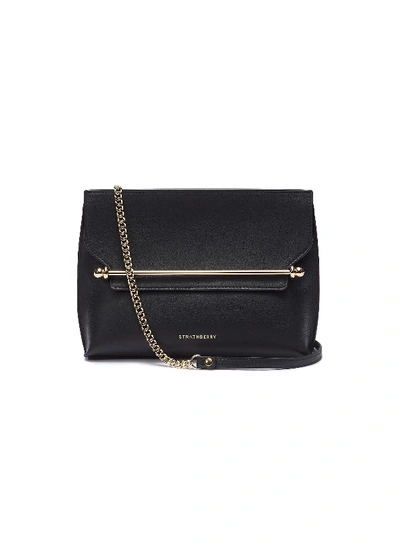 Shop Strathberry Stylist' Leather Clutch In Black