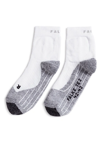 Shop Falke 'te2 Short' Tennis Ankle Socks In White