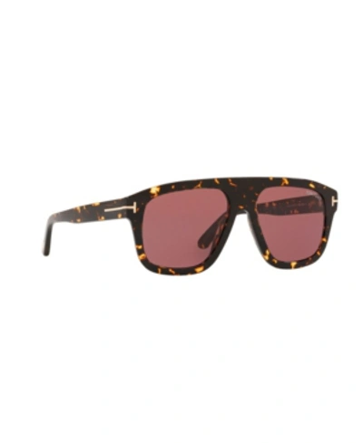 Shop Tom Ford Sunglasses, 0tr001206 In Tortoise