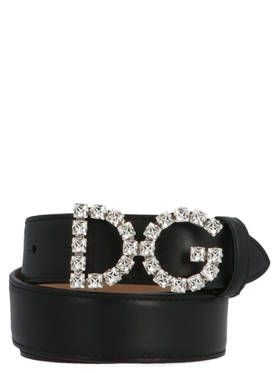 Shop Dolce & Gabbana Belt In Black