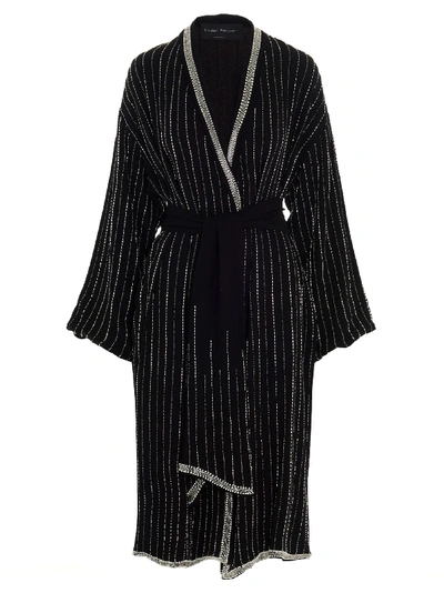 Shop Christian Pellizzari Summer Coat Cardigan In Black