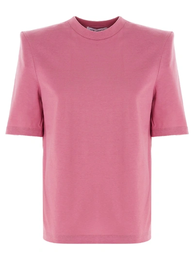 Shop Attico T-shirt In Pink