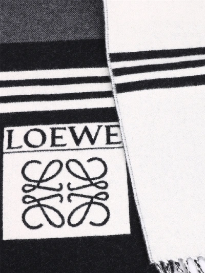 Shop Loewe Football Scarf In Black