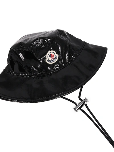 Shop Moncler Bucket Hat In Black