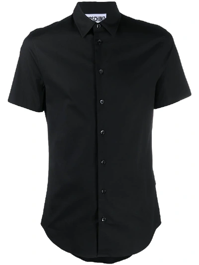 Shop Moschino Classic Short-sleeved Shirt In Black