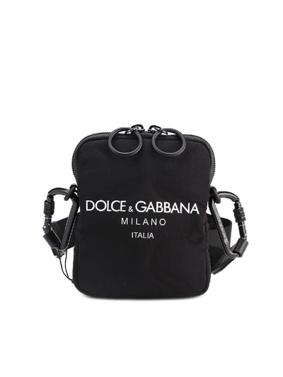 Shop Dolce & Gabbana Scuba Cross Body Bag In Black