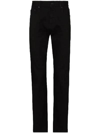 Shop Ermenegildo Zegna Slim-fit Jeans In Black