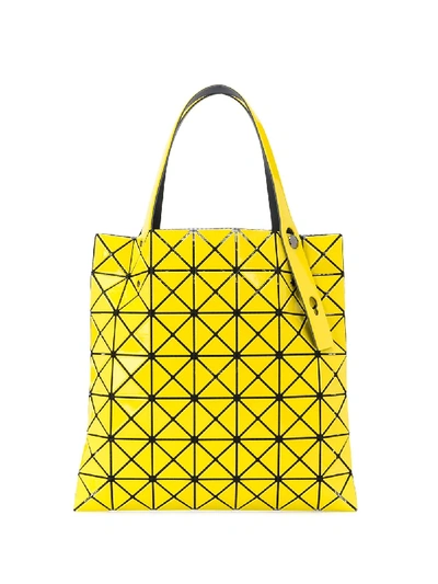 Shop Bao Bao Issey Miyake Lucent Prism Tote In Yellow