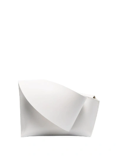 Shop Venczel Reiera Clutch Bag In White