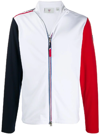 Shop Rossignol Palmares Colour-block Jacket In White