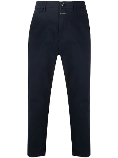 Shop Closed Slim-fit Chinos In Blue