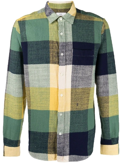 Shop Closed Checked Shirt In Yellow