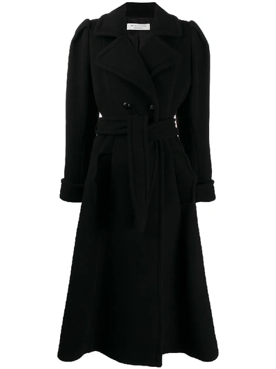 Shop Philosophy Di Lorenzo Serafini Long Belted Coat In Black