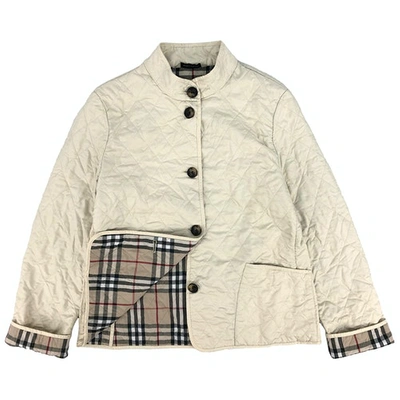 Pre-owned Burberry Beige Jacket