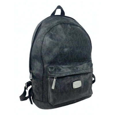 Pre-owned Michael Kors Black Cloth Backpack