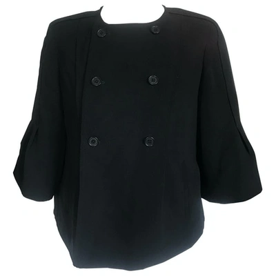 Pre-owned Calvin Klein Black Polyester Jacket