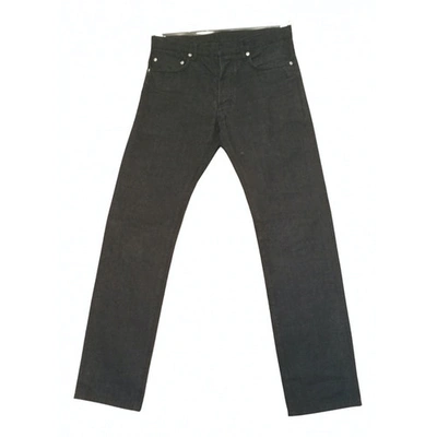 Pre-owned Dior Black Cotton Jeans