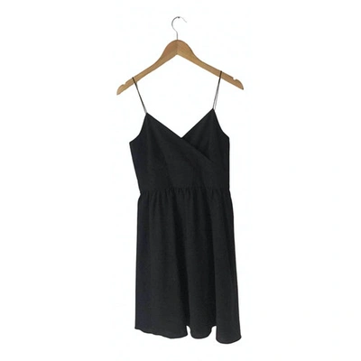 Pre-owned Theory Black Silk Dress