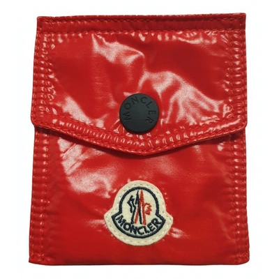 Pre-owned Moncler Red Clutch Bag