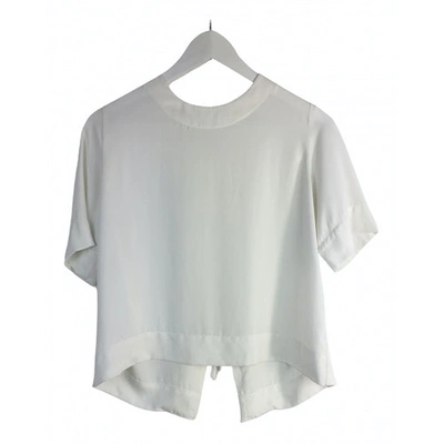 Pre-owned Sandro White  Top