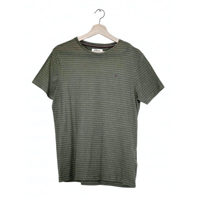 Pre-owned Tommy Hilfiger Green Cotton T-shirts