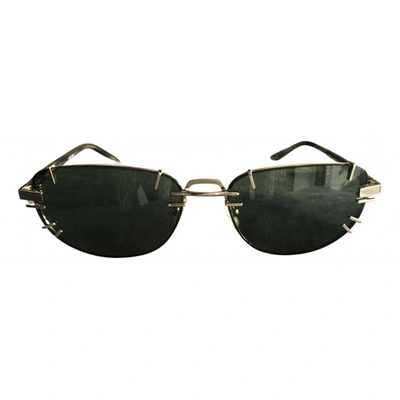 Pre-owned Y/project Gold Metal Sunglasses