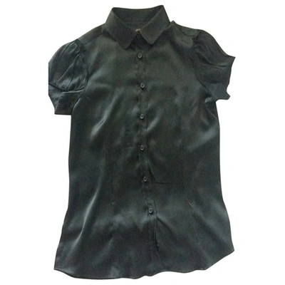 Pre-owned Mauro Grifoni Black Silk  Top