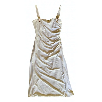 Pre-owned La Perla Mid-length Dress In White