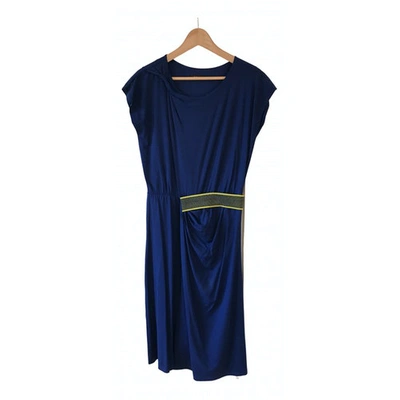 Pre-owned Paul Smith Blue Cotton Dress