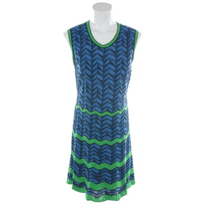 Pre-owned M Missoni Blue Dress