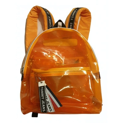 Pre-owned Tommy Jeans Orange Plastic Backpacks
