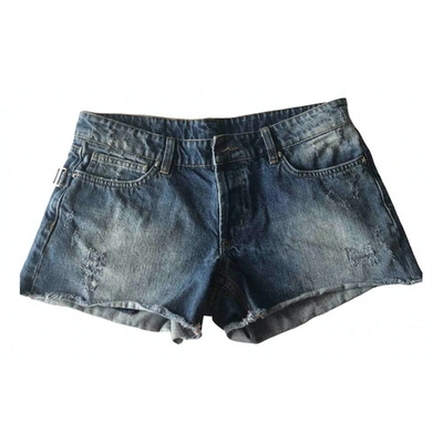 Pre-owned Zadig & Voltaire Blue Denim - Jeans Shorts