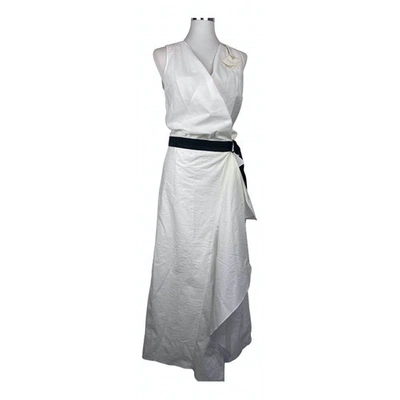 Pre-owned Brunello Cucinelli White Cotton Dress