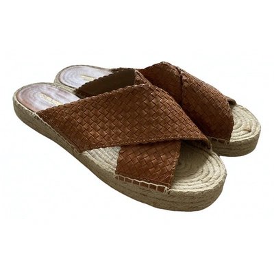 Pre-owned Michael Kors Brown Leather Sandals